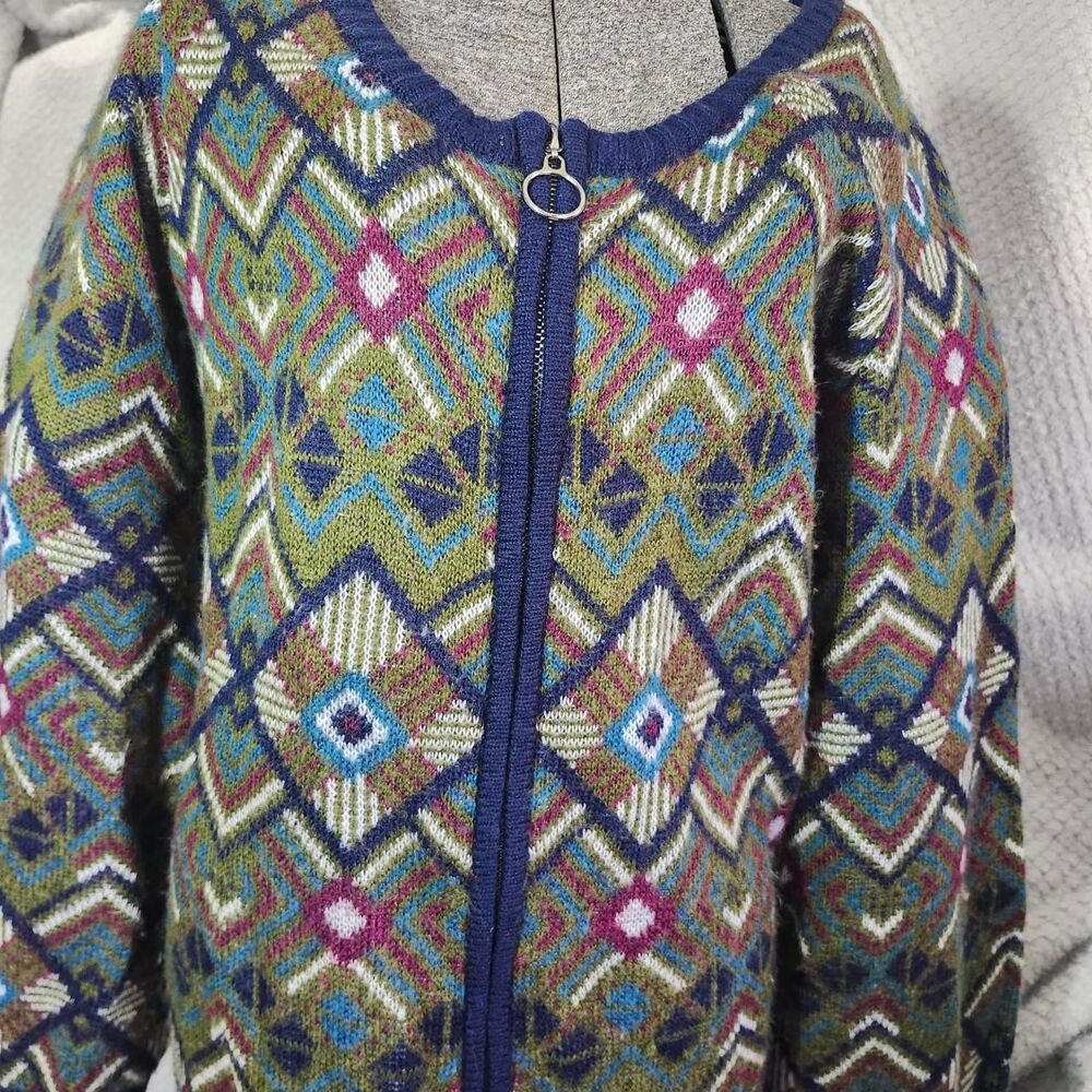 K Jordan Chunky  Multi color Sweater cardigan